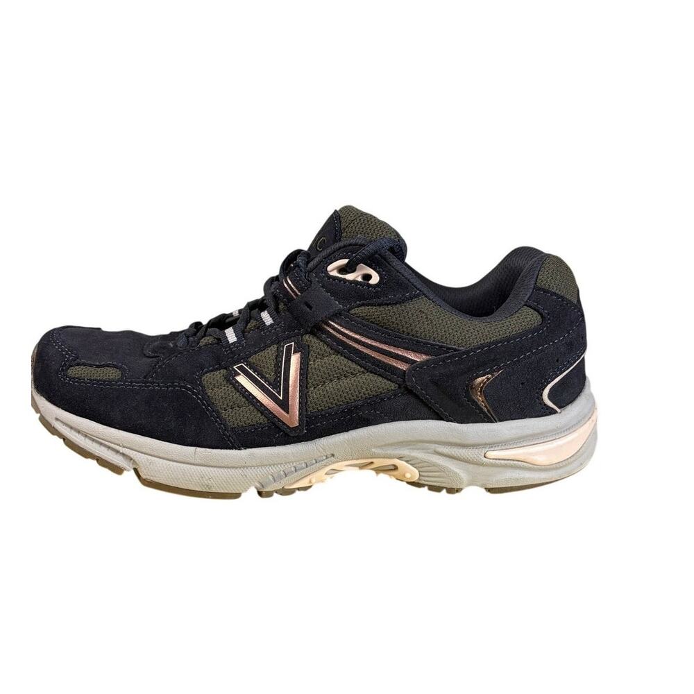 Vionic 23Walk 2.0 Black Olive Suede Athletic Sneakers Women's Size 10